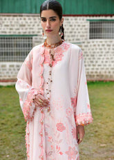 Zaha By Khadijah Shah Embroidered Lawn Suits Unstitched 3 Piece - ZH25NL 13B ZANIA